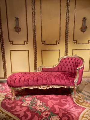 20th Century Louis XV Chaise Lounge in Beech-FLW-1402070