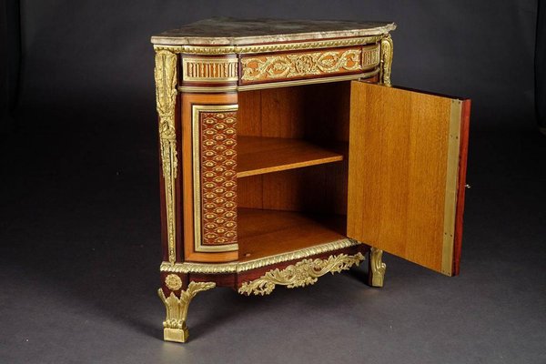 20th Century Louis XV Corner Commode attributed to Jean Henri Riesener-FLW-1402232