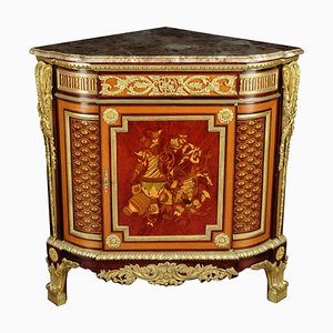 20th Century Louis XV Corner Commode attributed to Jean Henri Riesener-FLW-1402232