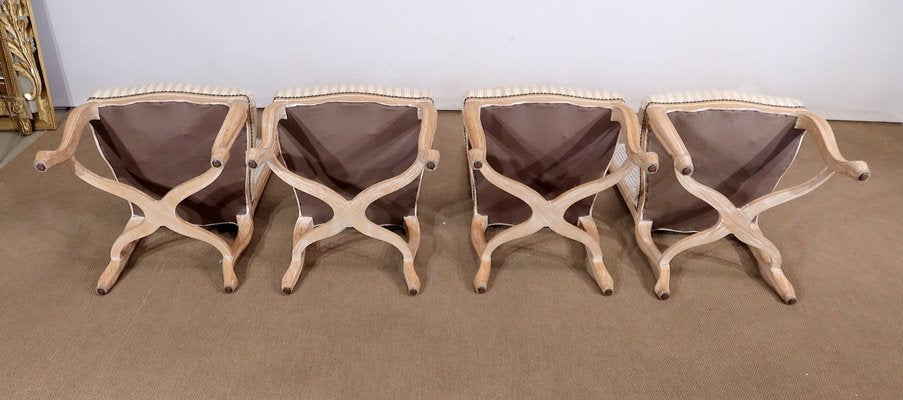 20th Century Louis XV Regency Style Beech Chairs, Set of 4-RVK-1424649