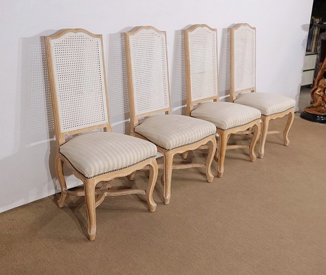 20th Century Louis XV Regency Style Beech Chairs, Set of 4-RVK-1424649