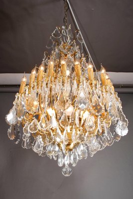 20th Century Louis XV Style Prism Chandelier-FLW-1401803