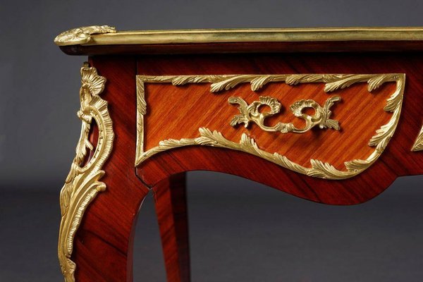 20th Century Louis XV Tulip Veneer Womens Desk-FLW-1404462