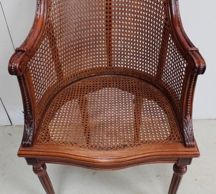 20th Century Louis XVI Mahogany Armchairs, Set of 4-RVK-938424