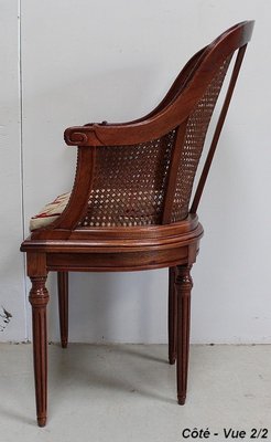 20th Century Louis XVI Mahogany Armchairs, Set of 4-RVK-938424