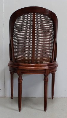 20th Century Louis XVI Mahogany Armchairs, Set of 4-RVK-938424