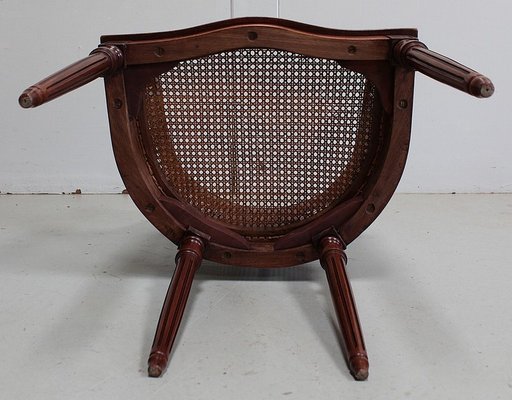 20th Century Louis XVI Mahogany Armchairs, Set of 4-RVK-938424