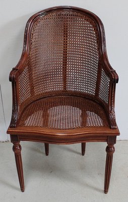 20th Century Louis XVI Mahogany Armchairs, Set of 4-RVK-938424