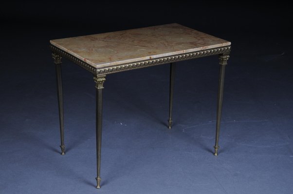 20th Century Louis XVI Side Table in Brass-FLW-1402094