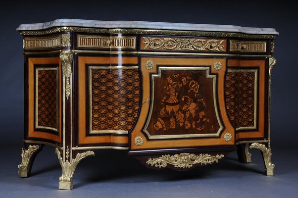 20th Century Louis XVI Style Commode in Style of Jean Henri Riesener-FLW-1402112