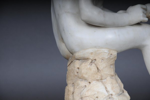 20th Century Marble Sculpture of Thorn Extractor Spinario-FLW-1401741