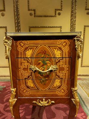 20th Century Napoleon III Side Table in Marquetry-FLW-1402071