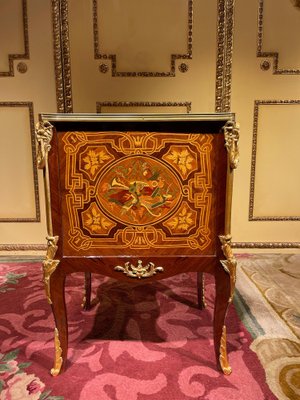 20th Century Napoleon III Side Table in Marquetry-FLW-1402071