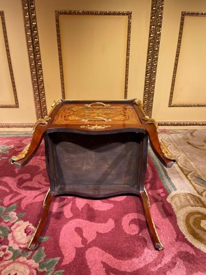 20th Century Napoleon III Side Table in Marquetry-FLW-1402071