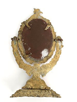 20th Century Neo-Renaissance Gilded Bronze Table Mirror-JDR-1125955