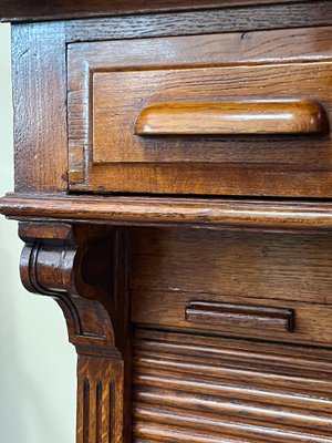 20th Century Oak Office Secretary, Italy-JHL-1359790