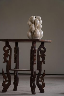 20th Century Oak Sculptural Oriental Side Table-MXF-1360913