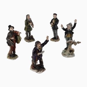 20th Century Orchestra in Porcelain from Rudolstadt, Germany, Set of 5-VMM-1799654