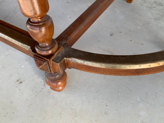 20th Century Oval Console Table with Drawers in Both Sides-PSK-1111699