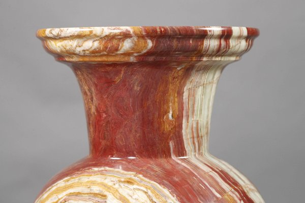 20th Century Red-Onyx Marble Vase-FLW-1401868