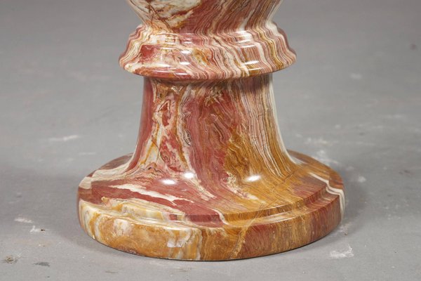 20th Century Red-Onyx Marble Vase-FLW-1401868