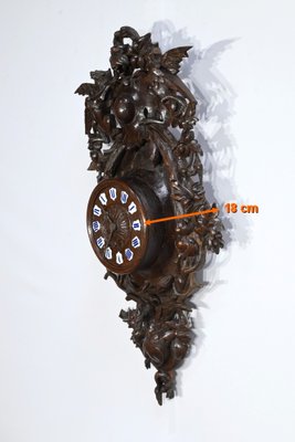 20th Century Renaissance Oak Clock, 1890s-RVK-1719998