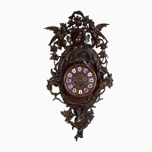 20th Century Renaissance Oak Clock, 1890s-RVK-1719998