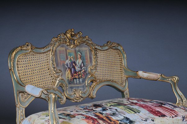 20th Century Rococo or Louis XV Style Canapé Sofa-FLW-1401762