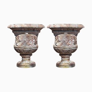 20th Century Roman Vase of the Baccanale (Louvre Collection), Set of 2-FDW-2023349