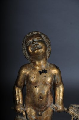 20th Century Sculpture of Putto with Frogs-FLW-1402029