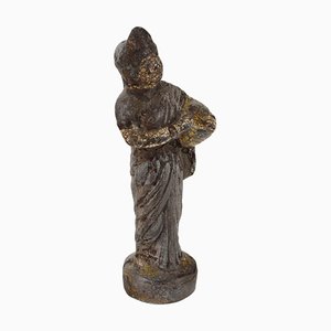 20th Century Statue Coloured Terracotta-VMM-2033279