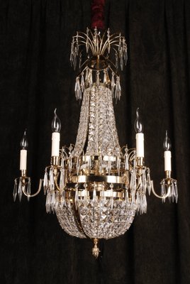 20th Century Swedish Classicist Style Empire Chandelier-FLW-1401962