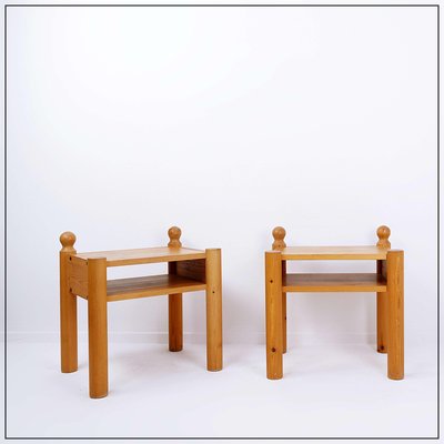 20th-Century Swedish Nightstands in Pine, Set of 2-NYF-2018953