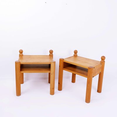 20th-Century Swedish Nightstands in Pine, Set of 2-NYF-2018953