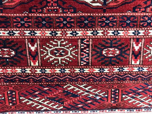 20th Century Turkmen Bukhara Rug-YMM-1062060