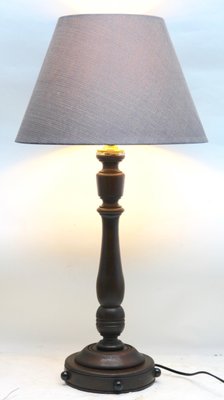 20th Century Turned Wooden Lamp-MJY-1149016