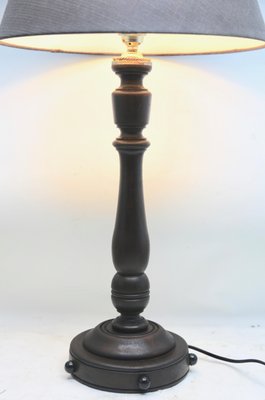 20th Century Turned Wooden Lamp-MJY-1149016