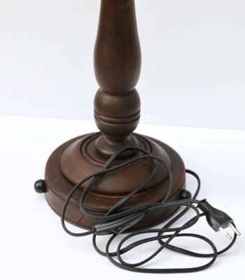 20th Century Turned Wooden Lamp-MJY-1149016