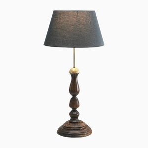 20th Century Turned Wooden Lamp-MJY-1149019