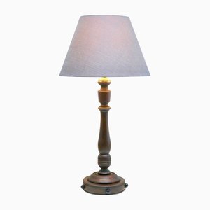 20th Century Turned Wooden Lamp-MJY-1149016