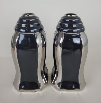 20th Century Vagilated Ceramic Vases from ODYV, 1930s, Set of 2-SYQ-1822771