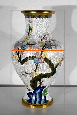 20th Century Vase in Cloisonne Enamel-RVK-1420418