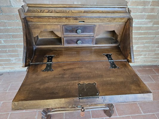 20th Century Walnut Flap with Three Drawers, Italy-ZUW-1799530