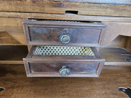 20th Century Walnut Flap with Three Drawers, Italy-ZUW-1799530