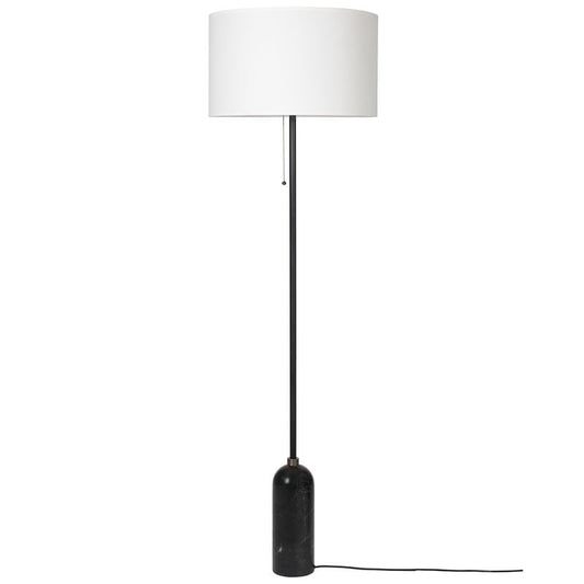 Gravity floor lamp by GUBI #black marble #