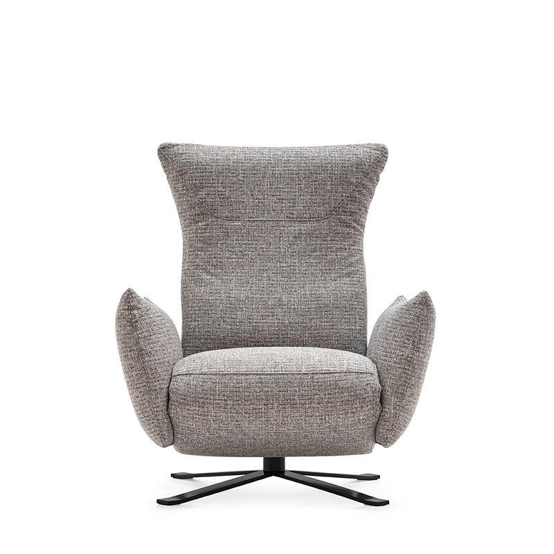 Polse - Recliner Fabric Armchair With Armrests by Calligaris