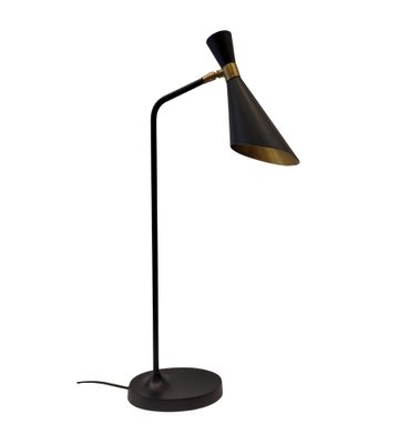 21st Century Table Lamp Objet de Curiosite in Gold and Black, France,1950s-NUC-1718287