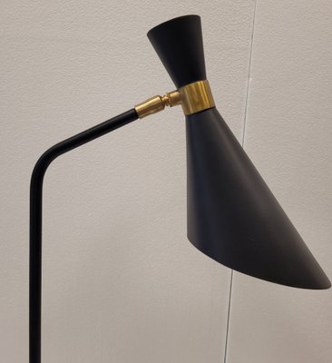 21st Century Table Lamp Objet de Curiosite in Gold and Black, France,1950s-NUC-1718287