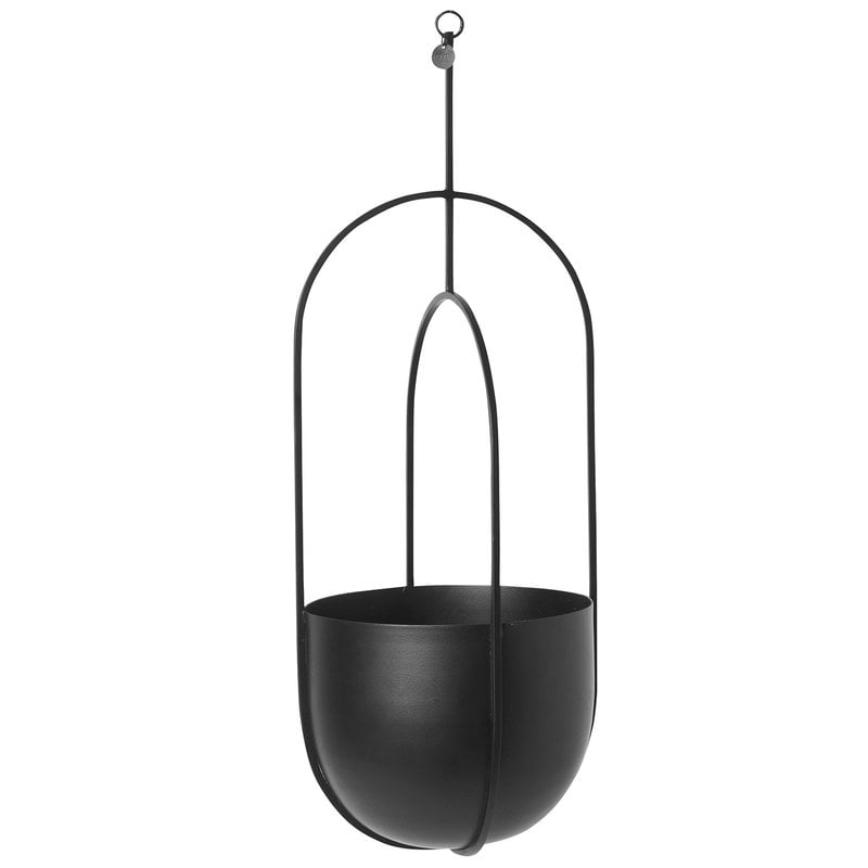 Hanging Deco pot by ferm LIVING #black #