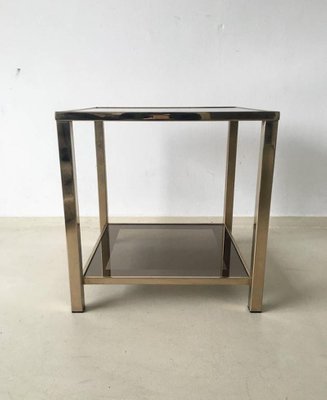 23-Carat Gold-Plated Side Table from Maison Jansen, 1960s-LL-1399301